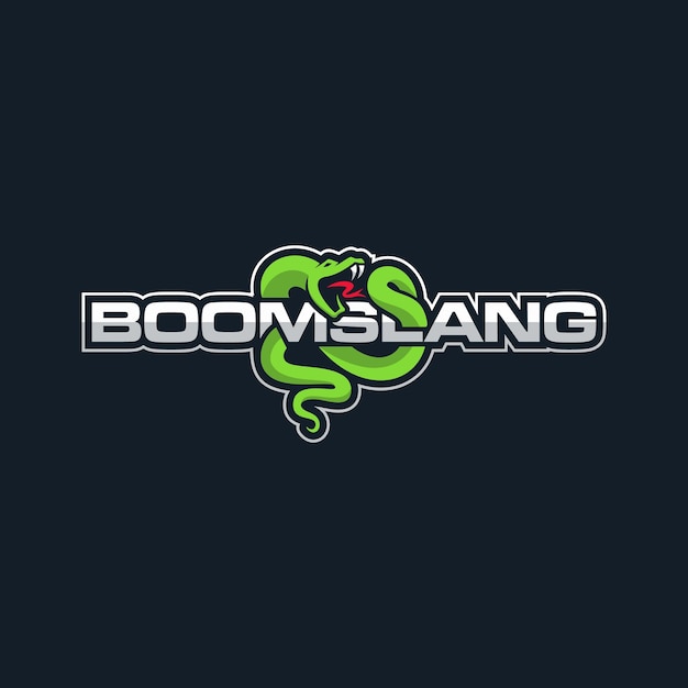 Vecteur illustration vectorielle du logo serpent boomslang