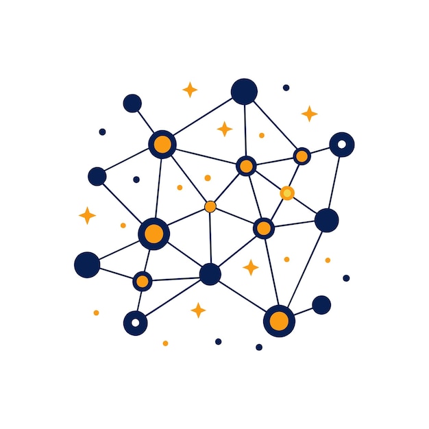 Illustration vectorielle du logo de la société de technologie