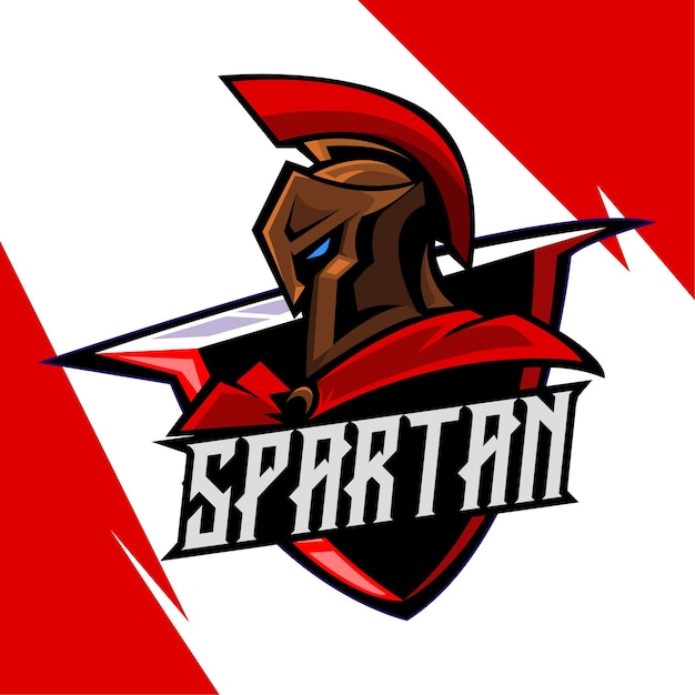 Vecteur illustration vectorielle du logo spartan mascot