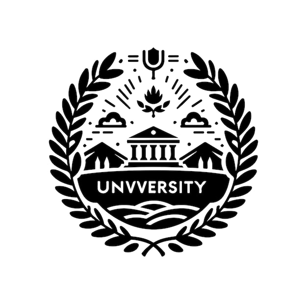 Illustration Vectorielle Du Logo De L'université