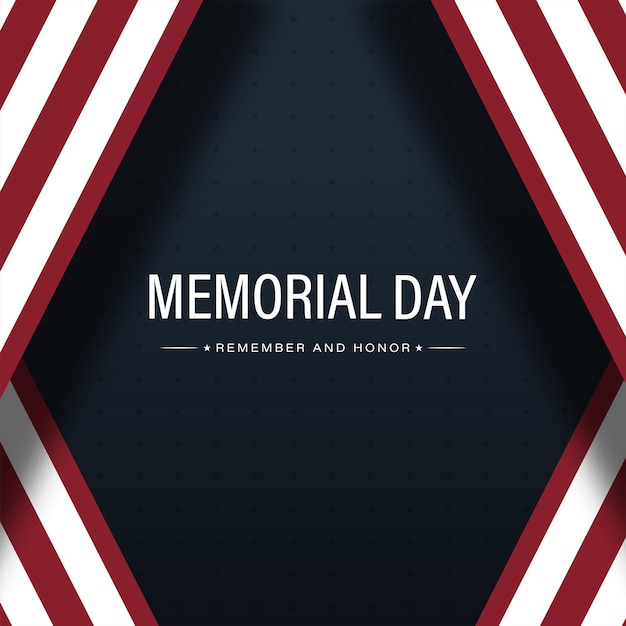 Illustration Vectorielle Du Memorial Day Américain