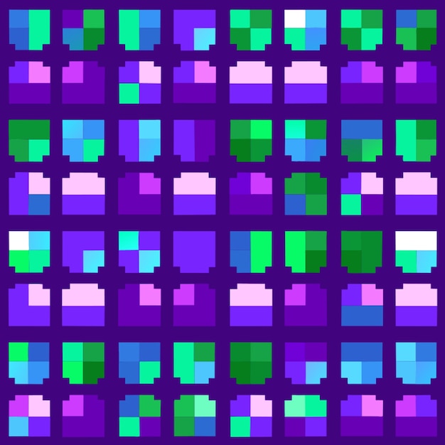 Vecteur illustration vectorielle du modèle de qualité des pixels