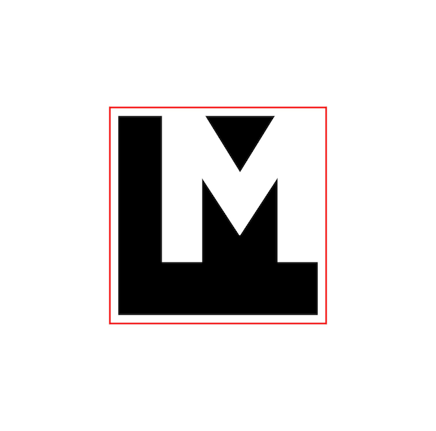 Illustration vectorielle du nom de marque MB