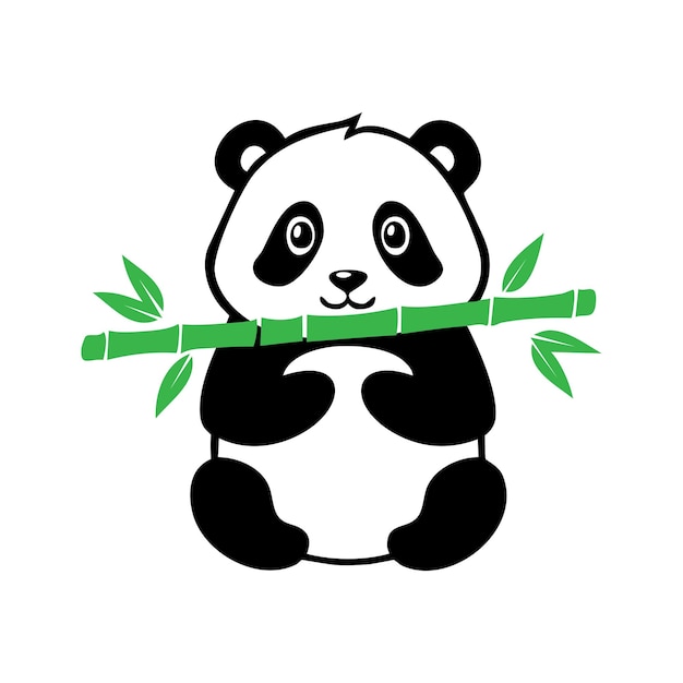 Illustration vectorielle du panda