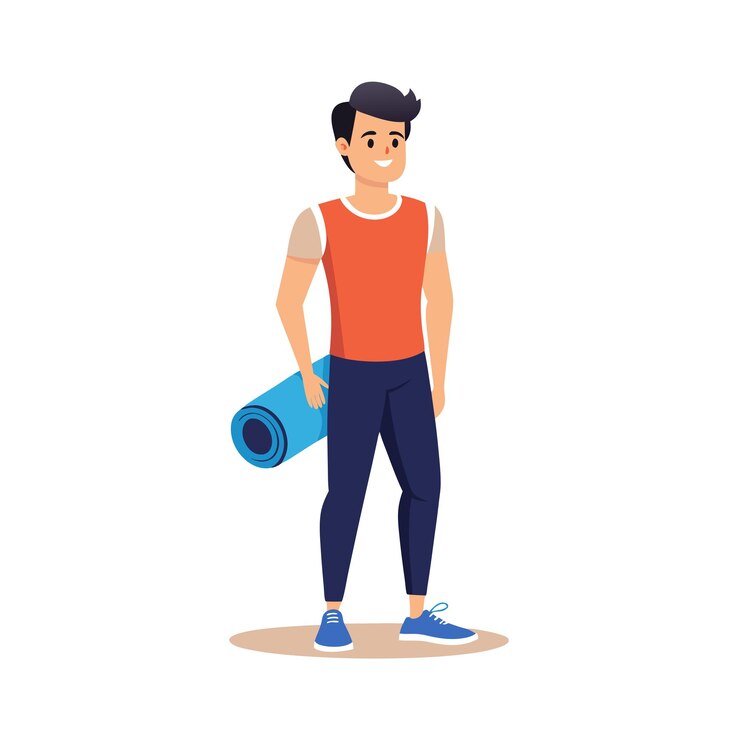 Vecteur illustration vectorielle du personnage d'un homme beau professionnel