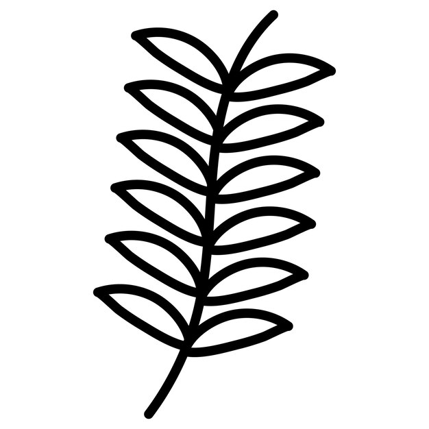 Illustration vectorielle du romarin