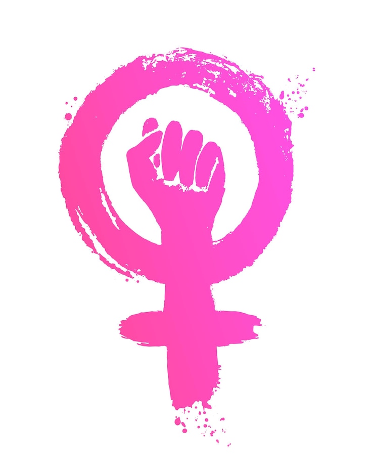 Vecteur illustration vectorielle du symbole du féminisme