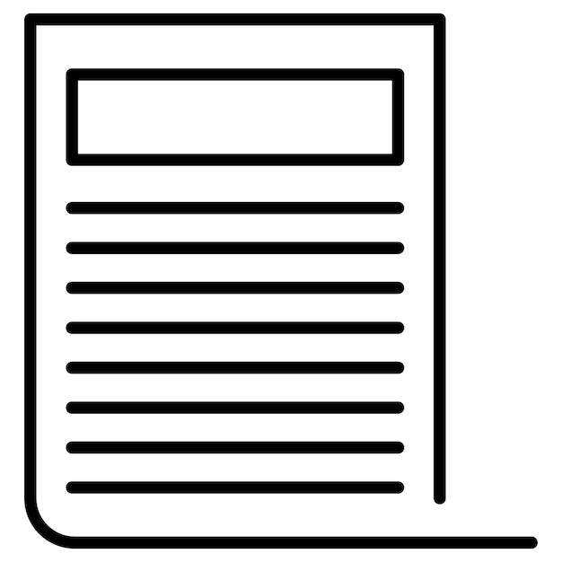 Illustration vectorielle du tabloïd