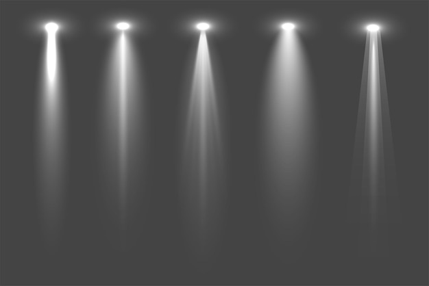 Illustration vectorielle de l'effet de lumière