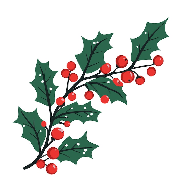 Vecteur illustration vectorielle des éléments de noël