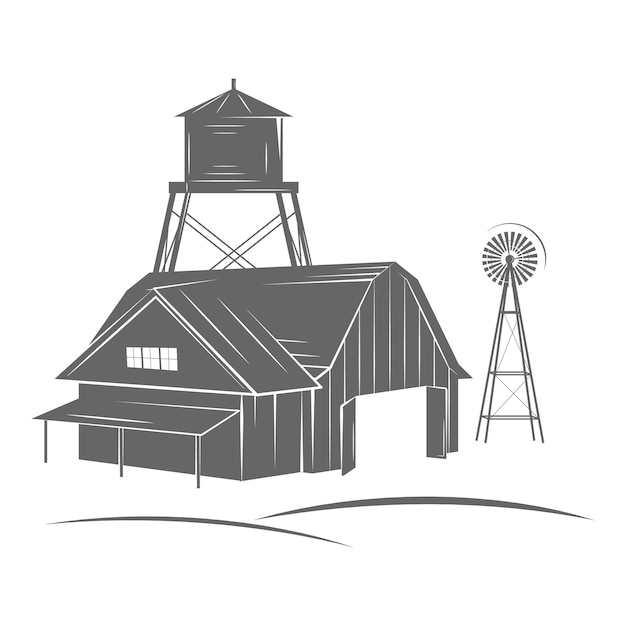 Vecteur l'illustration vectorielle de l'ensemble d'icônes bicolores de l'agriculture contient des images de camion de ferme, de tracteur, de vache et de poulet.