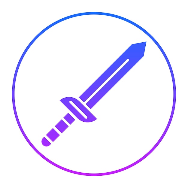 Illustration vectorielle de l'épée