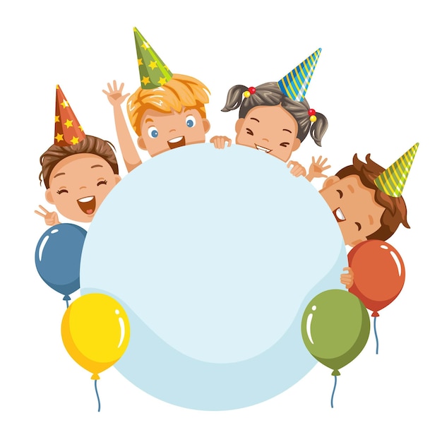 Illustration vectorielle de fête d'anniversaire pour la bannière du site Web