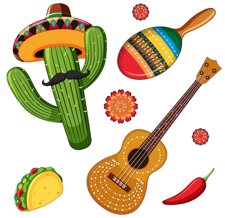 Vecteur illustration vectorielle de la fête mexicaine