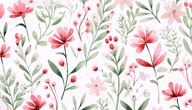 illustration vectorielle de fleurs motif floral