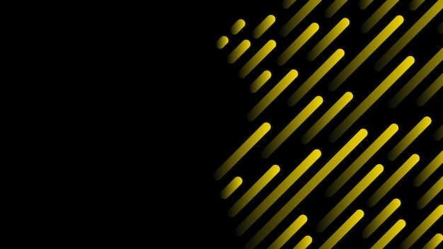 Vecteur illustration vectorielle de fond abstrait, géométrique, jaune, dégradé noir.