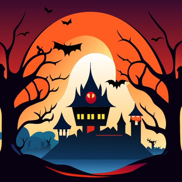 Illustration Vectorielle De Fond Halloween