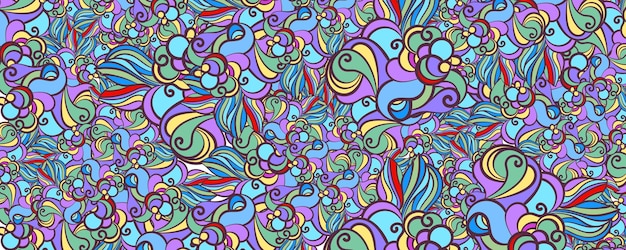 illustration vectorielle de fond motif floral