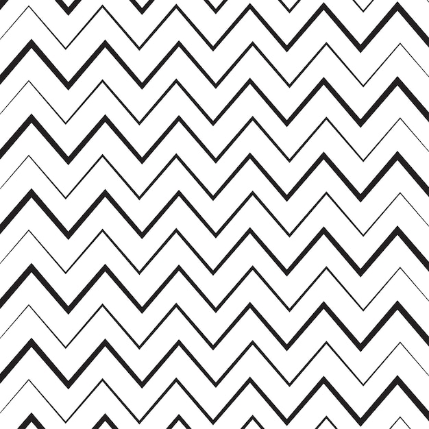 Illustration Vectorielle De Fond En Zigzag | Vecteur Premium