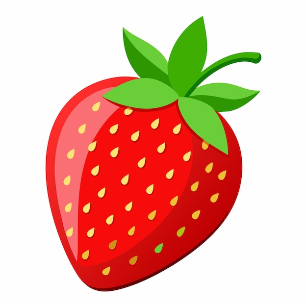 Illustration Vectorielle De Fraise Et œuvre D'art