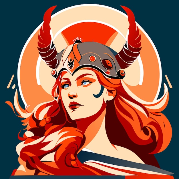 Illustration Vectorielle De Freyja