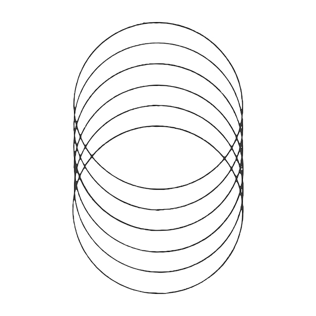 Illustration vectorielle géométrique abstraite avec des éléments distinctifs