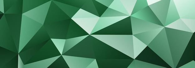 Illustration vectorielle géométrique vert foncé abstraite avec des polygones interconnectés et des angles tranchants créant un design dynamique et moderne