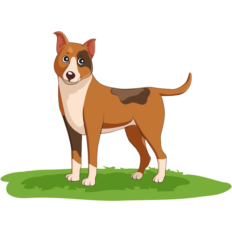 Vecteur illustration vectorielle graphique de chien isolé