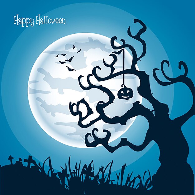 Vecteur une illustration vectorielle d'halloween trick or treat