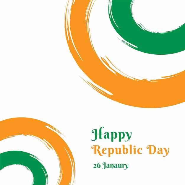 Illustration Vectorielle De Happy Indian Republic Day 26 Janvier