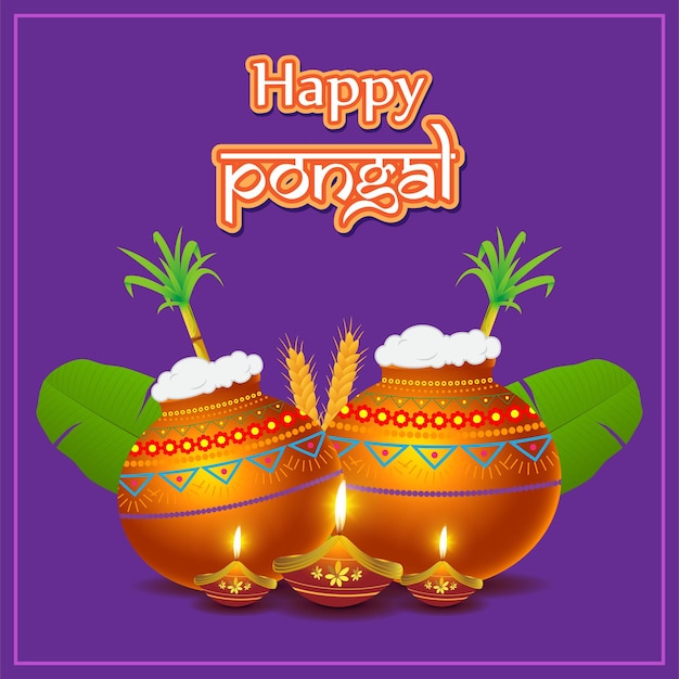 Illustration Vectorielle De Happy Pongal