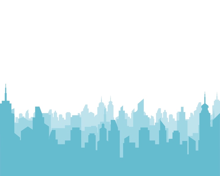 Vecteur illustration vectorielle de l'horizon de la ville
