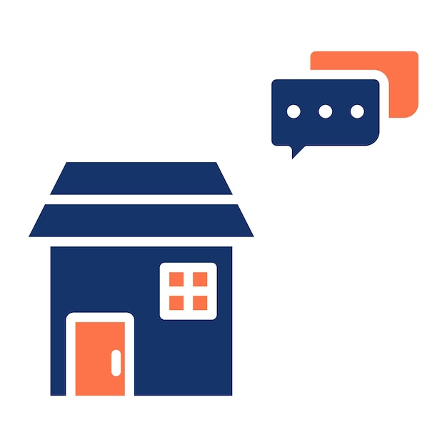 Illustration vectorielle de House Talk