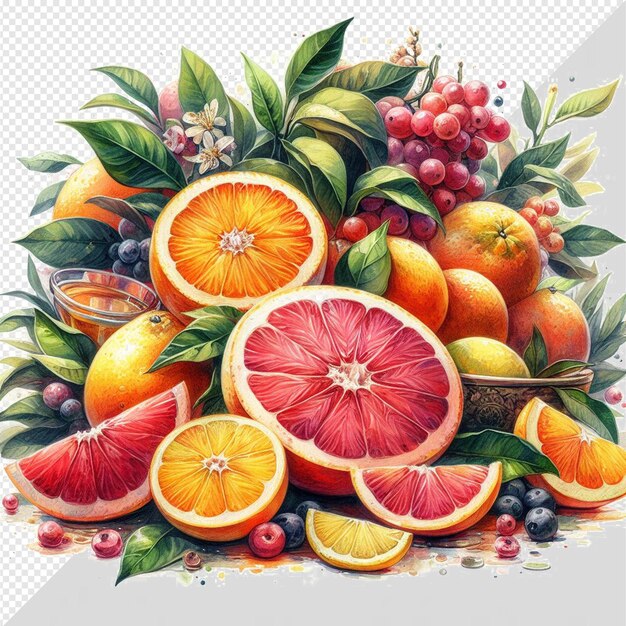 illustration vectorielle hyperréaliste d'agrumes frais, de citrons, de citronnes et de citrons citrons isolés sur un fond transparent