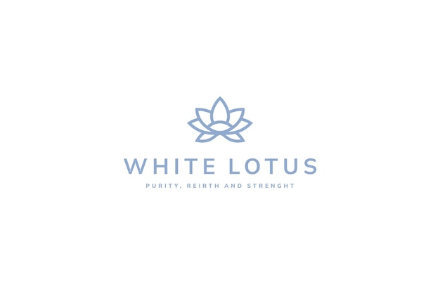 Vecteur illustration vectorielle d'icône de conception de logo de lotus