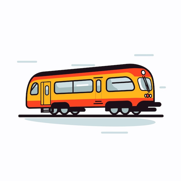 Vecteur illustration vectorielle de l'icône du train