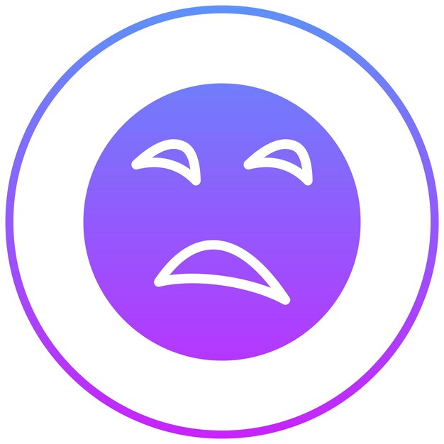 Vecteur une illustration vectorielle de l'icône du visage d'un ensemble d'icônes emoji