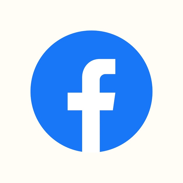 Illustration vectorielle de l'icône des médias sociaux Facebook