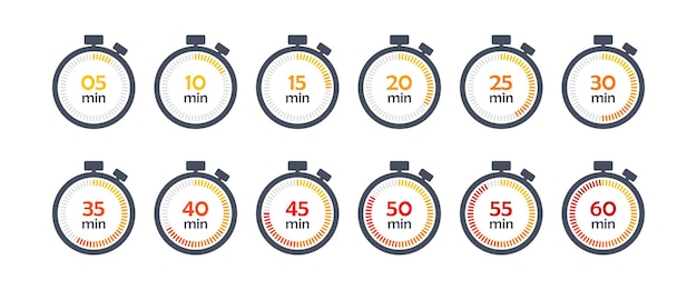 Vecteur illustration vectorielle de l’icône de la minuterie horloge sur fond isolé concept de signe de temps