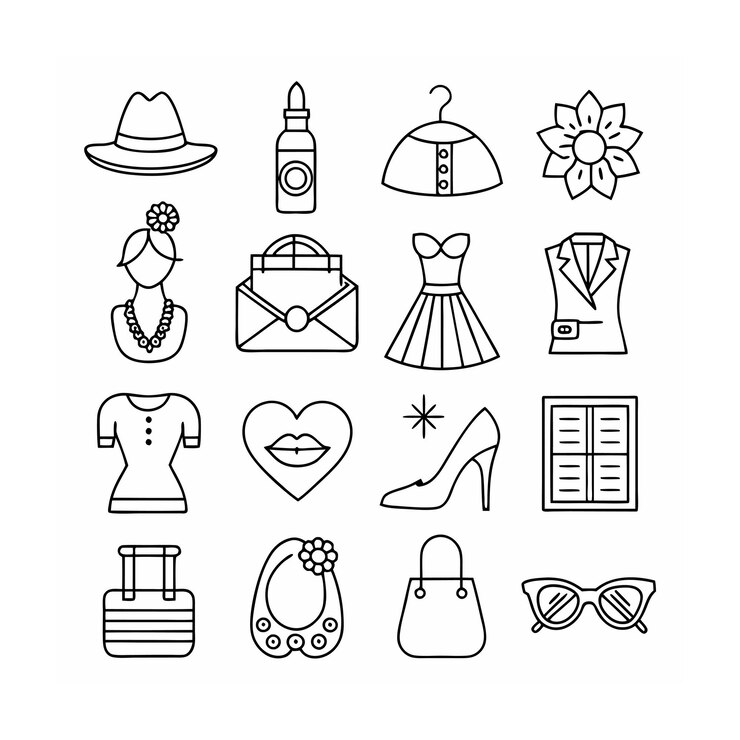 Vecteur illustration vectorielle de l'icône de la mode et de la beauté