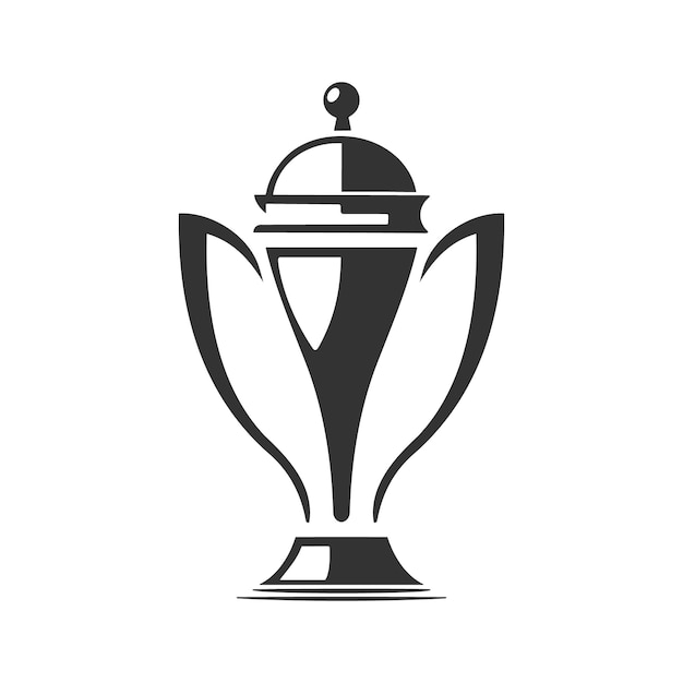 Illustration Vectorielle Icône Trophée Modèle De Logo Coupe Champion