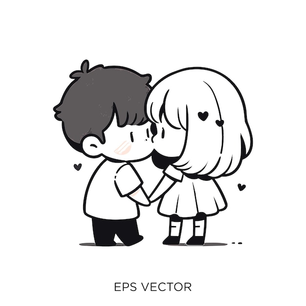 Vecteur illustration vectorielle illustration vectorielle chibi illustration chibi art chibi vecteur modifiable