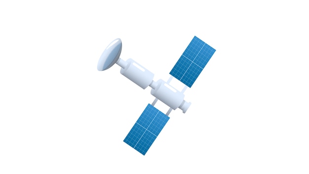 Vecteur illustration vectorielle isolé par satellite