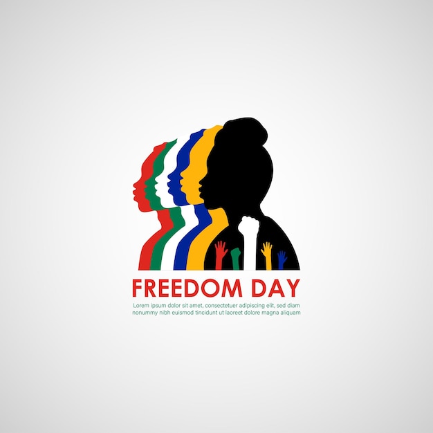 Illustration Vectorielle De La Journée De La Liberté En Afrique Du Sud