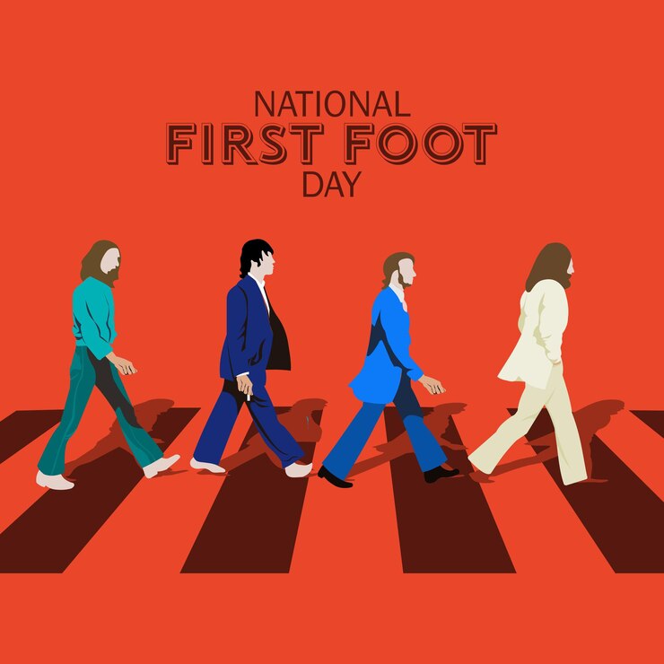 Vecteur illustration vectorielle de la journée nationale du premier pied
