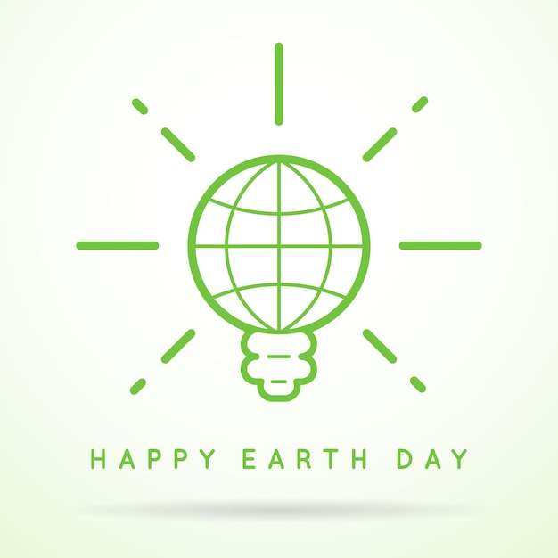 Illustration vectorielle de la journée de la terre Eco Day