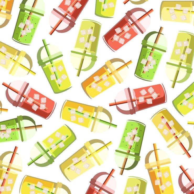 Vecteur illustration vectorielle de jus de fruits modèle