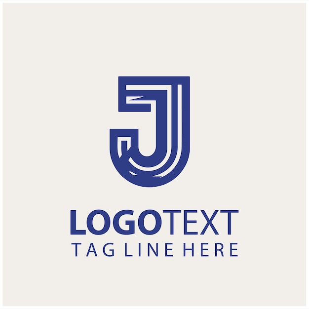 Illustration vectorielle de la lettre J du logo