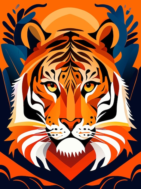Illustration vectorielle libre du tigre