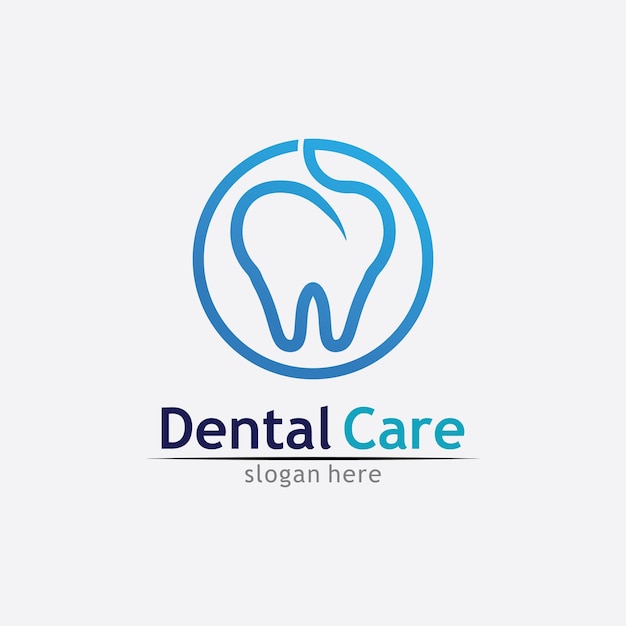 Illustration vectorielle de logo dentaire modèle